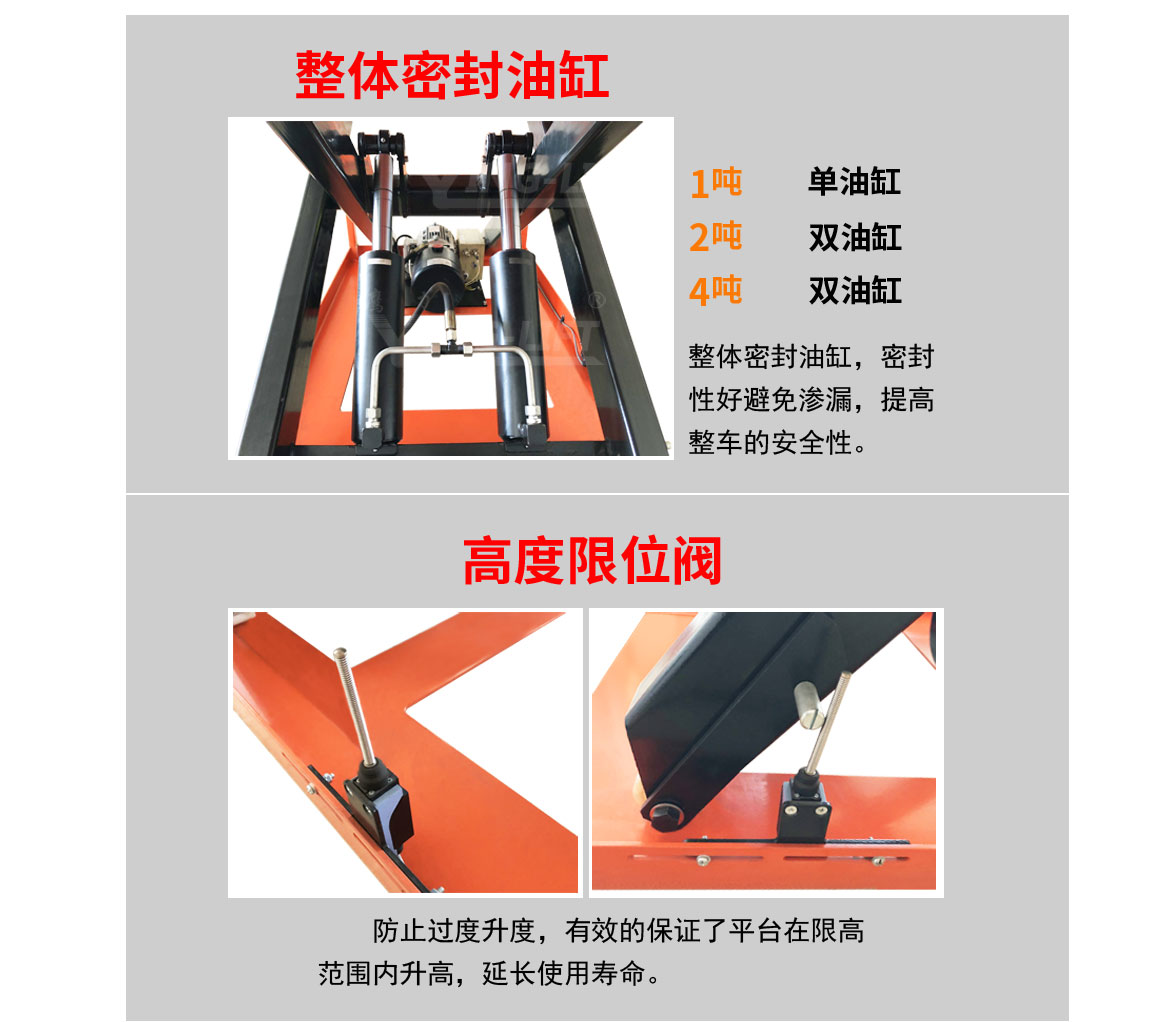 標準型單剪固定電動升降平臺