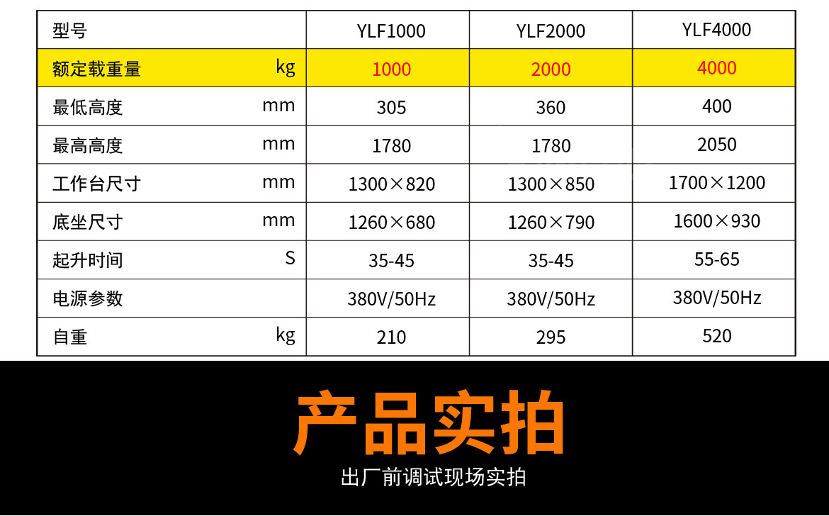 雙剪固定液壓升降平臺