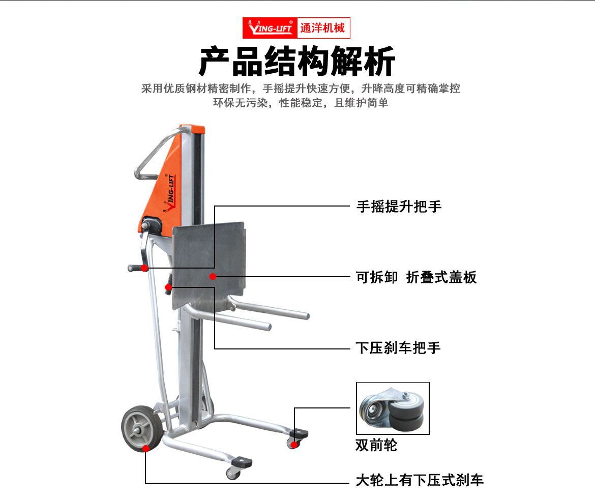 PM120手搖堆高車