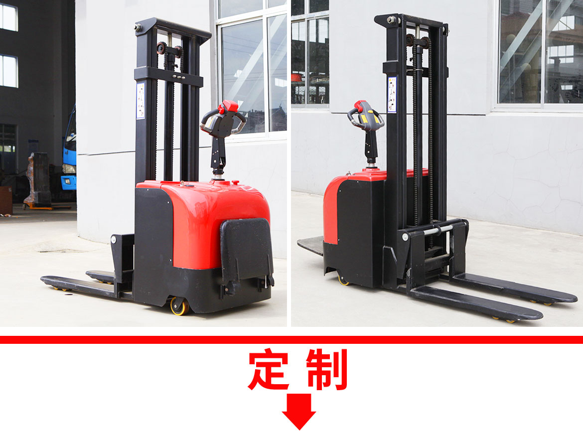 全電動站駕式堆高車